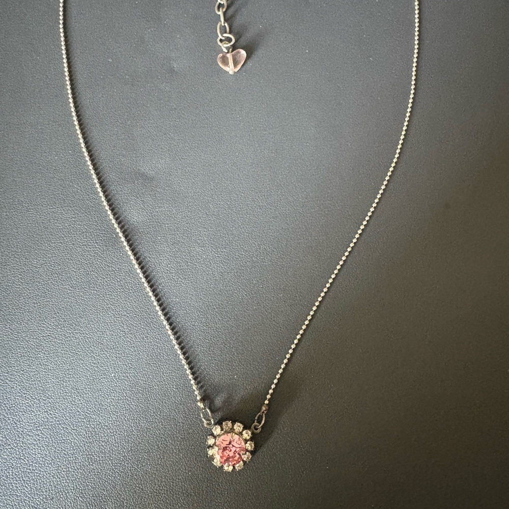 Sabika Pink Party Necklace - Winter 2015 Collection